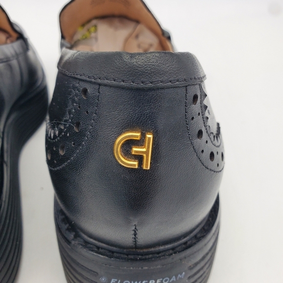 Cole Haan Shoes Women 9B ØriginalGrand Platform Venetian Loafer Black - Picture 4 of 12